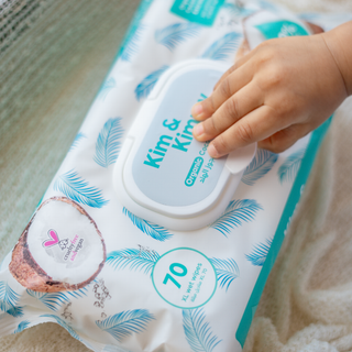 99% Water Organic Coconut Baby Wet Wipes, Qty 70